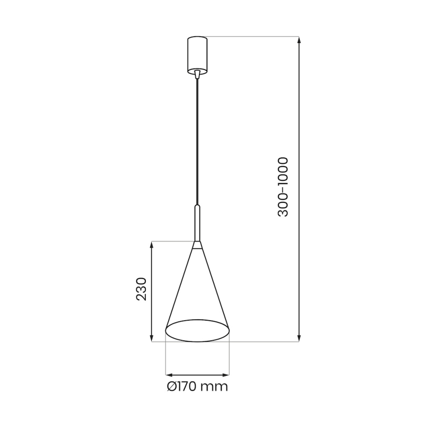 Riippuvalaisin vaijerilla CAPITAL 1xGX53/15W/230V halkaisija 17 cm vihreä