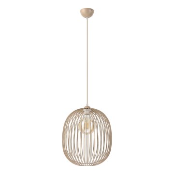 Riippuvalaisin vaijerilla DESTELLO 1xE27/15W/230V, halkaisija 33 cm, beige