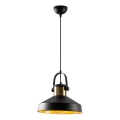 Riippuvalaisin vaijerilla DODO 1xE27/40W/230V musta/pronssi