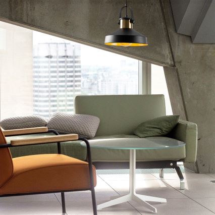 Riippuvalaisin vaijerilla DODO 1xE27/40W/230V musta/pronssi