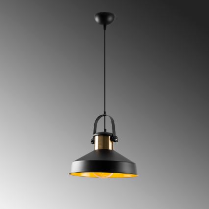 Riippuvalaisin vaijerilla DODO 1xE27/40W/230V musta/pronssi