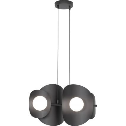 Riippuvalaisin vaijerilla ELEMENTI 4xG9/8W/230V musta