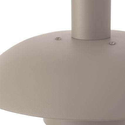 Riippuvalaisin vaijerilla FERRO 1xE27/15W/230V, harmaa