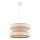 Riippuvalaisin vaijerilla HALO 1xE27/60W/230V beige/kerma
