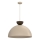 Riippuvalaisin vaijerilla NEVIS 1xE27/15W/230V halkaisija 50 cm beige