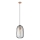 Riippuvalaisin vaijerilla OVELLA 1xE27/15W/230V Ø 25 cm musta/mänty
