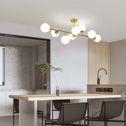 Riippuvalaisin varrella DORADO 8xE14/40W/230V, kultainen