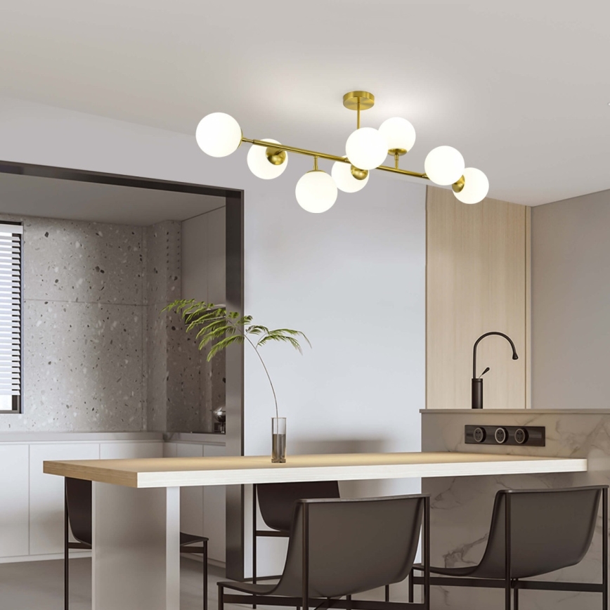 Riippuvalaisin varrella DORADO 8xE14/40W/230V, kultainen