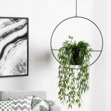 Riipus kukkaruukku 25 cm metalli