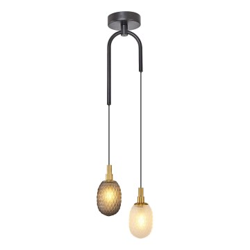 Ripustettava kattovalaisin vaijerilla CACTUS 2xG9/5W/230V harmaa/valkoinen