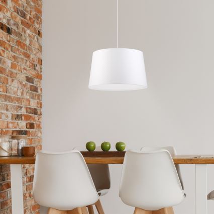 Ripustettava valaisin AIDA 1xE27/60W/230V halkaisija 35 cm tammi/valkoinen