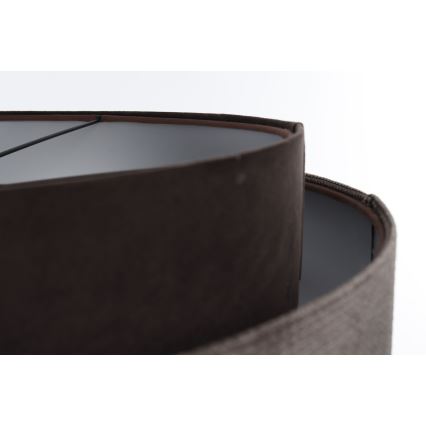 Kattovalaisin johdolla DOBLO 1xE27/60W/230V halkaisija 60 cm ruskea/hopea