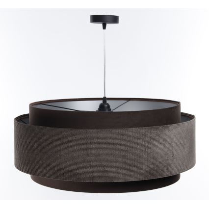 Kattovalaisin johdolla DOBLO 1xE27/60W/230V halkaisija 60 cm ruskea/hopea