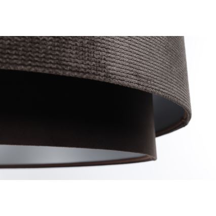 Kattovalaisin johdolla DOBLO 1xE27/60W/230V halkaisija 60 cm ruskea/hopea