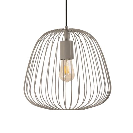 Ripustettava valaisin kaapelilla OVELLA 1xE27/15W/230V, halkaisija 36 cm, beige