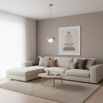 RITUAL-riippuvalaisin kaapelilla 1xG9/8W/230V, beige