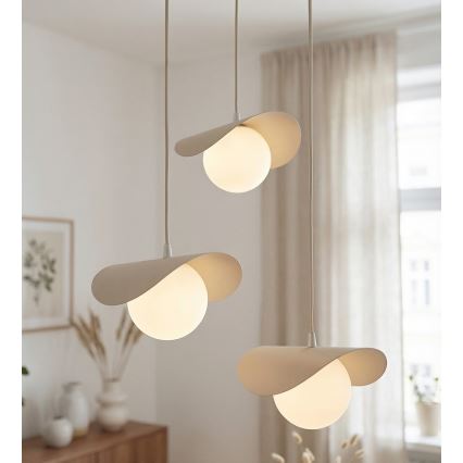 RITUAL-riippuvalaisin kaapelilla 1xG9/8W/230V, beige
