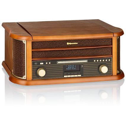 Roadstar HIF-1993D+BT- Hi-Fi jossa DAB/DAB+, levysoitin, CD, ja kasettisoitin 80W/230V + kaukosäädin