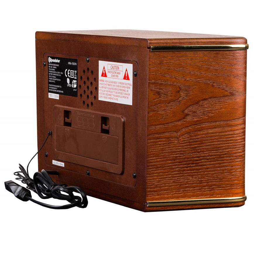 Roadstar HRA-1500/N - FM/MW-radio 24W/230V/6xLR14