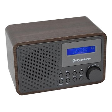Roadstar HRA-700D+/WD - DAB+/FM-radio ja herätyskello 16W/230V/4xAA