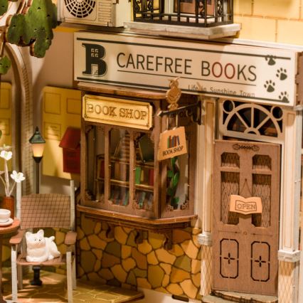 RoboTime - LED Kirjapidike Aurinkoinen kaupunki 2xAAA