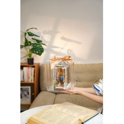 RoboTime - LED Kirjapidike Puutarha talo 3D puzzle 2xAAA