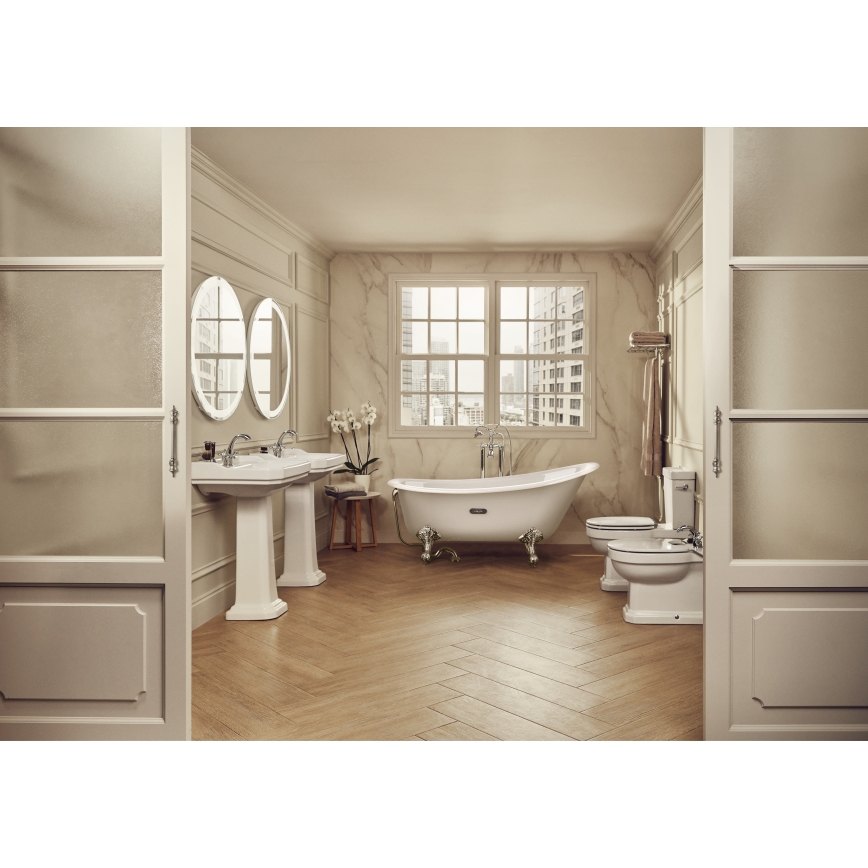 Roca A3270A1000 - Ripustettava pesuallas CARMEN 65x48 cm keramiikka/valkoinen