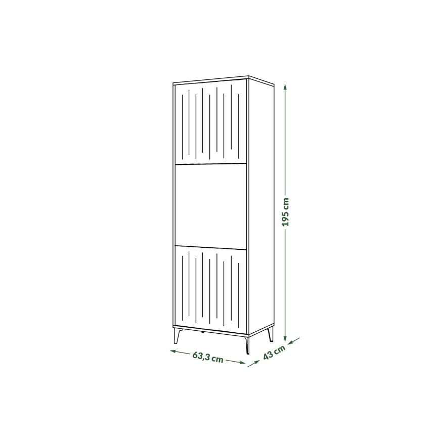 Kaappi RONJA taupe/musta