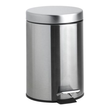 Roska-astia 17x25,5 cm ruostumaton teräs/hopea