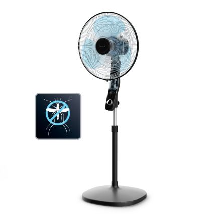 Rowenta - ESSENTIAL+ jalallinen tuuletin hyttyskarkottimella 60 W/230 V 130 cm musta