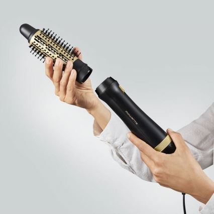 Rowenta - Kuumailmakiharas EXPRESS STYLE 800W/230V musta/kulta