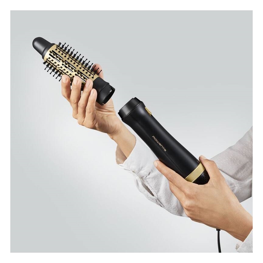 Rowenta - Kuumailmakiharas EXPRESS STYLE 800W/230V musta/kulta