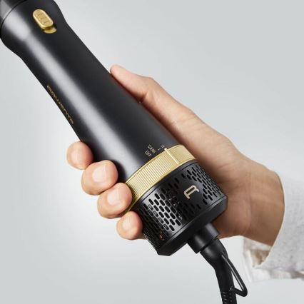 Rowenta - Kuumailmakiharas EXPRESS STYLE 800W/230V musta/kulta