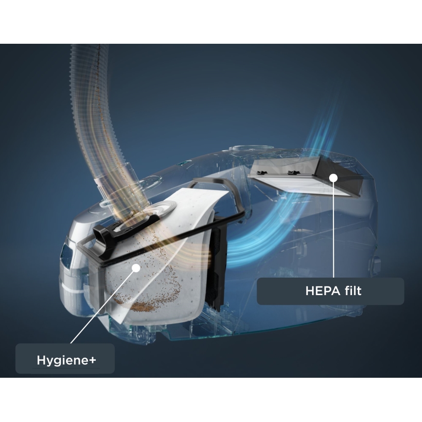 Rowenta - Pussillinen imuri GREEN FORCE MAX ECO TOTAL CLASSIC 900W/230V musta