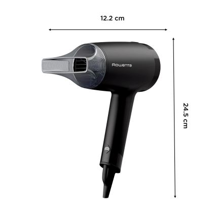 Rowenta - Hairdryer EXPRESS STYLE 1600W/230V musta
