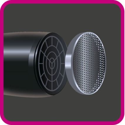 Rowenta - Hairdryer KARL LAGERFELD STUDIO DRY 2100W/230V musta