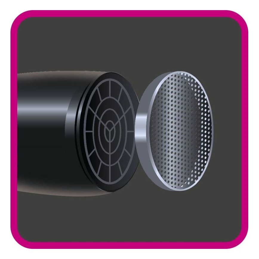 Rowenta - Hairdryer KARL LAGERFELD STUDIO DRY 2100W/230V musta