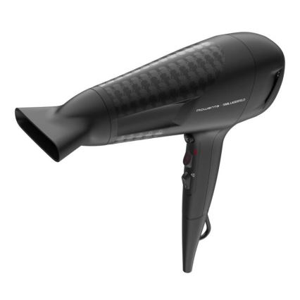 Rowenta - Hairdryer KARL LAGERFELD STUDIO DRY 2100W/230V musta