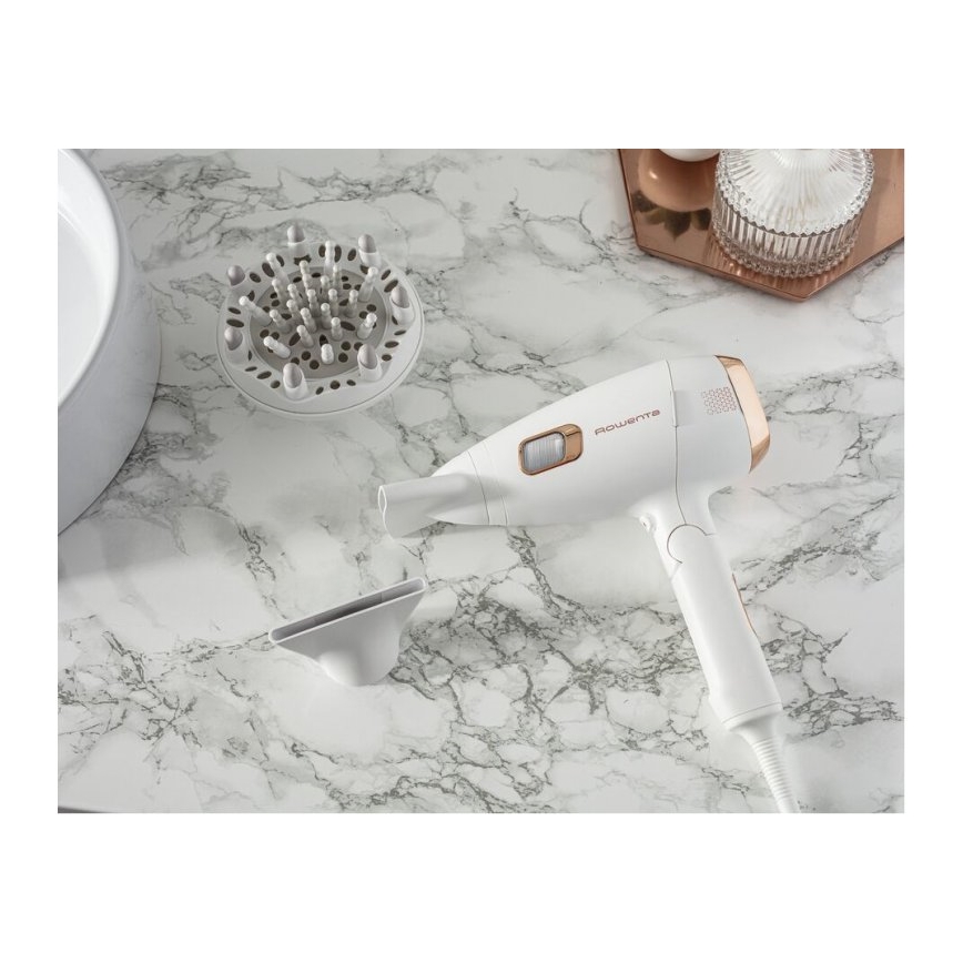 Rowenta - Hiustenkuivain ULTIMATE EXPERIENCE 2200W/230V valkoinen