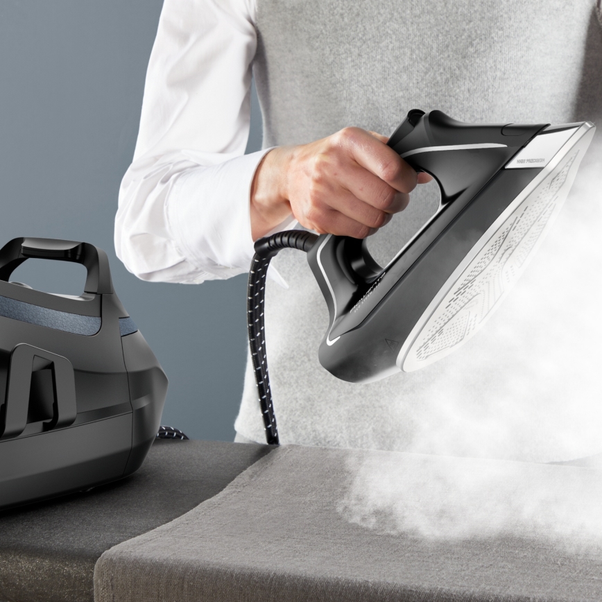 Rowenta - Höyrysilitysasema ECO STEAM 2800W/230V musta
