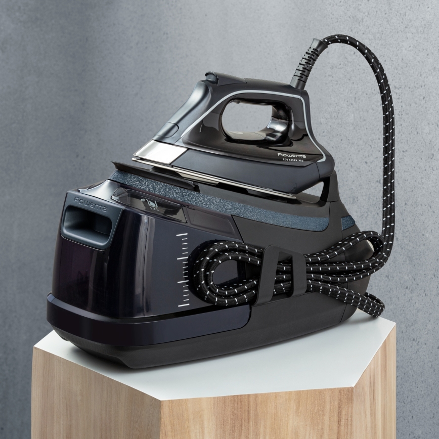 Rowenta - Höyrysilitysasema ECO STEAM 2800W/230V musta