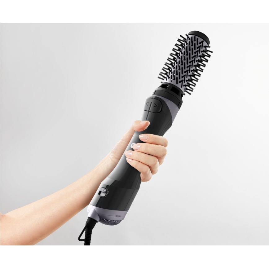 Rowenta - Kuuma-ilmaharja BRUSH ACTIV 1000W/230V musta