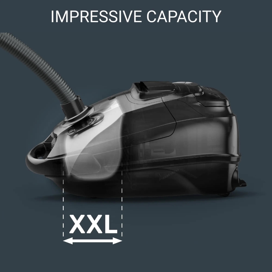 Rowenta - Pölypussillinen imuri SILENCE FORCE ALLERGY+ 4,5 l 400 W/230 V musta/valkoinen