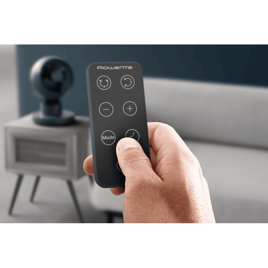 Rowenta - Pöytätuuletin TURBO SWIFT COMPACT 230V sininen + kaukosäädin