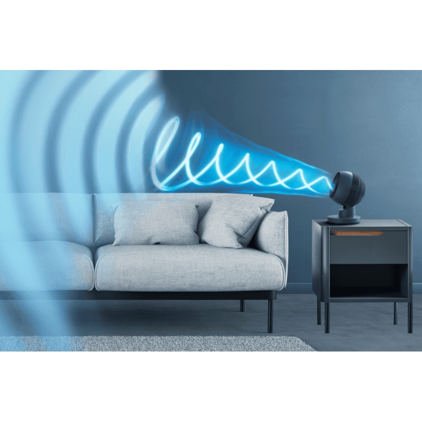 Rowenta - Pöytätuuletin TURBO SWIFT COMPACT 230V sininen + kaukosäädin