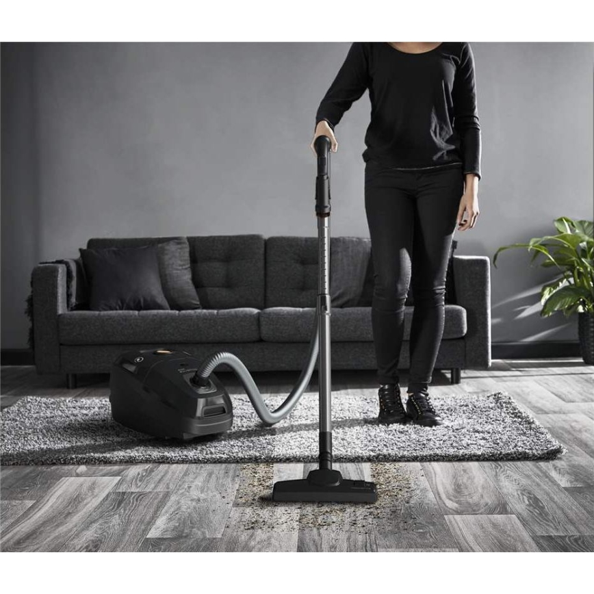 Rowenta - Pussi-imuri VIHREÄ FORCE EFFITECH ECO TOTAL CLEAN 400W/230V musta