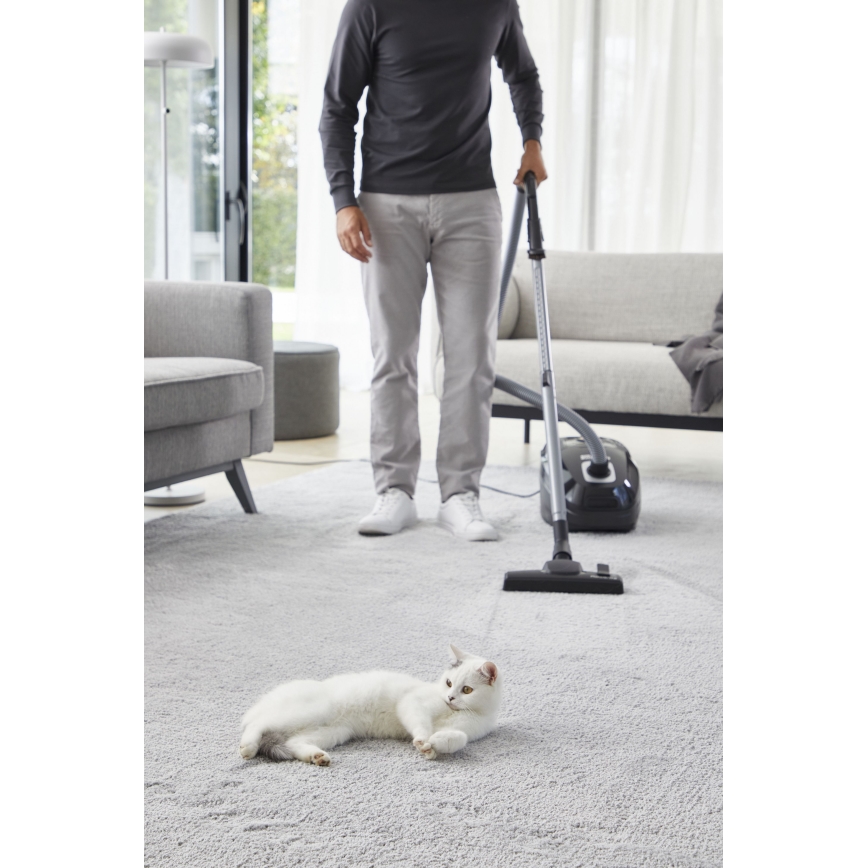 Rowenta - Pussi-imuri VIHREÄ FORCE EFFITECH ECO TOTAL CLEAN 400W/230V musta