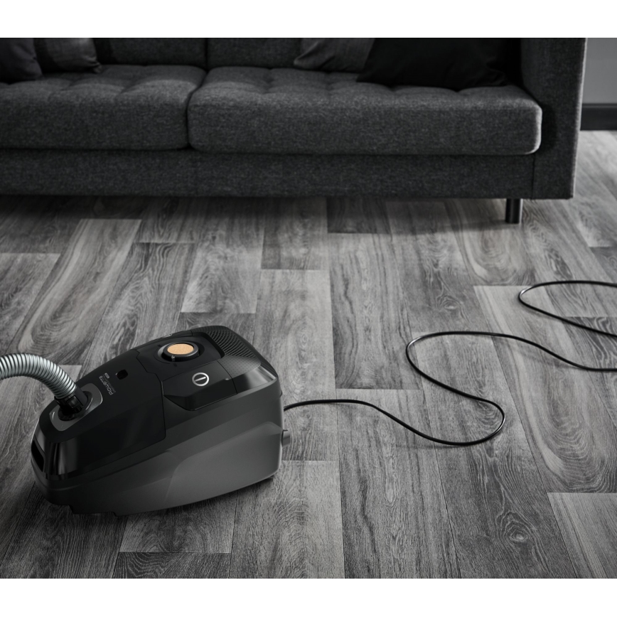 Rowenta - Pussi-imuri VIHREÄ FORCE EFFITECH ECO TOTAL CLEAN 400W/230V musta