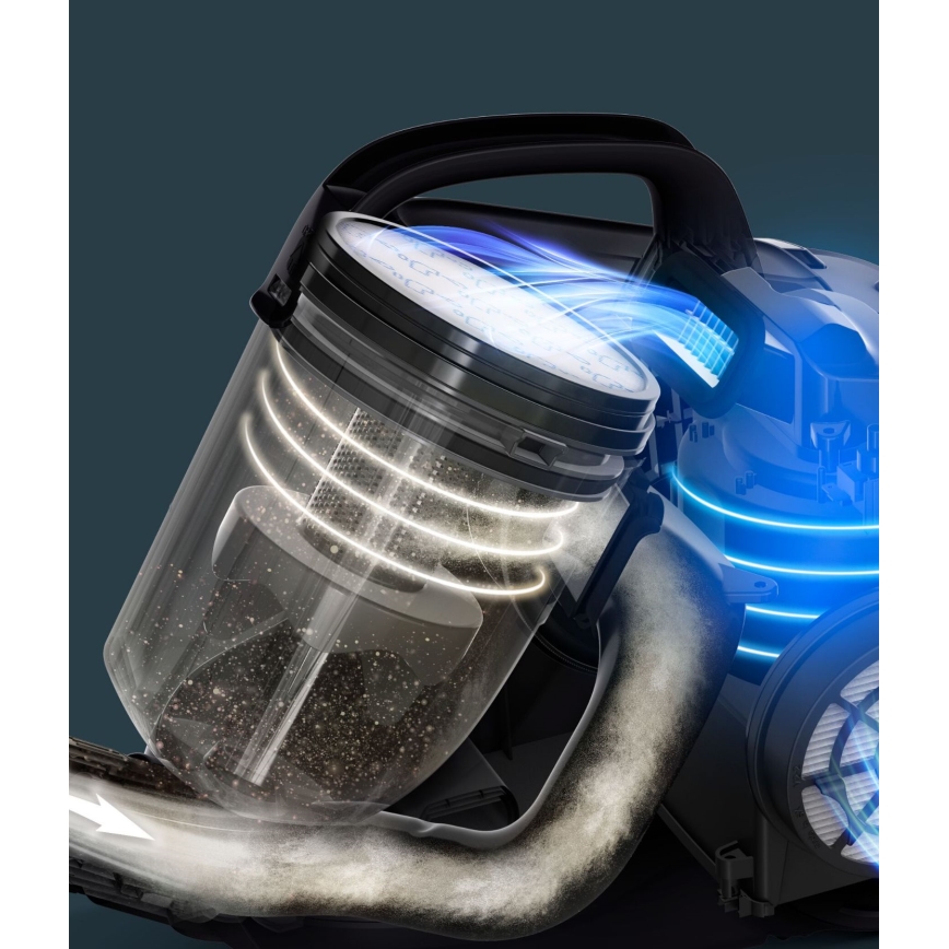 Rowenta - Pussiton pölynimuri COMPACT POWER 1,5l 750W/230V harmaa