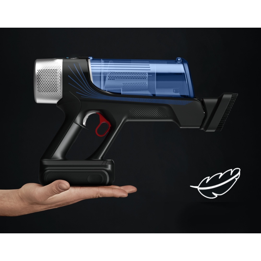 Rowenta - Sauva imuri mopilla X-FORCE FLEX ANIMAL AQUA AUTO 4in1 250W/25,2V 2500 mAh musta/sininen